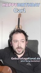 Happy Birthday, Carl! Geburtstagsgrüße an Carl