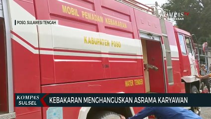 Kebakaran Menghanguskan Asrama Karyawan