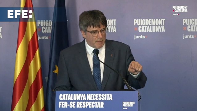 Puigdemont asegura que tumbarán los PGE si no se revierten los déficits hacia Cataluña