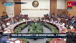 Representantes de partidos se enfrentan en el Consejo General del INE