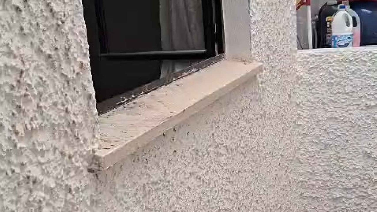Ventana desde donde cayó Erick.