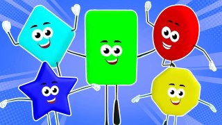 Ten Little Shapes, Counting Numbers and Kids Learning Videos
