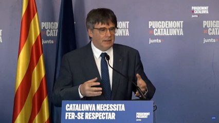 Puigdemont se jacta de "tener bien cogido al Estado" y amenaza con tumbar los Presupuestos de Sánchez