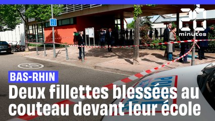 Bas-Rhin : Deux fillettes blessées au couteau devant leur école