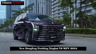 Pre-Sale Starts at 239.900 Yuan , First Look , New Dongfeng Forthing Xinghai V9 MPV 2024