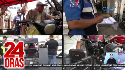 MMDA, naninita at nangharang pa rin ng mga e-trike at e-bike para magpaalala | 24 Oras