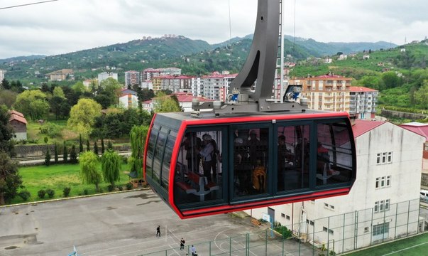 Teleferikte mahsur kalanları kurtarma tatbikatı yapıldı