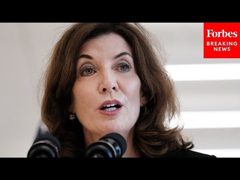 New York Gov. Kathy Hochul Joins White House Childcare Event