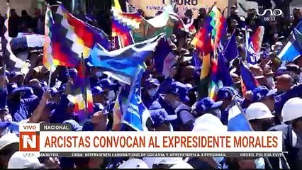 Arcistas convocan a Evo