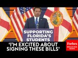 JUST IN: DeSantis Signs Education Reforms To Spur Patriotic Organization Participation In Schools