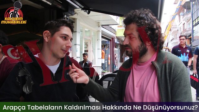 Kaldırım Muhabirleri; Vatandaş Arapça Tabelalara Ne Diyor?