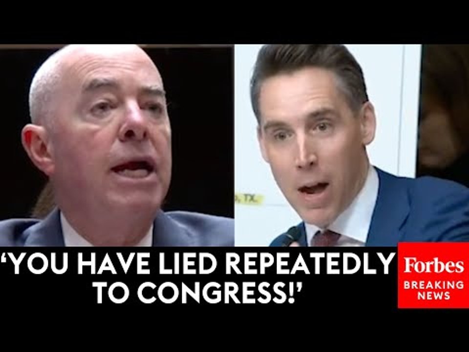 BREAKING NEWS: Hawley Explodes At Mayorkas And Accuses Him Of Lying Under Oath