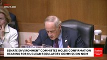Tom Carper Leads Senate Environment Committee Hearing For Pending Nominee