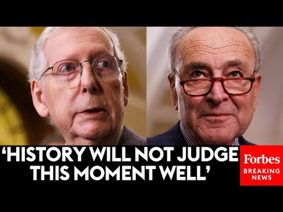 JUST IN: Mitch McConnell Drops The Hammer On Chuck Schumer After ...