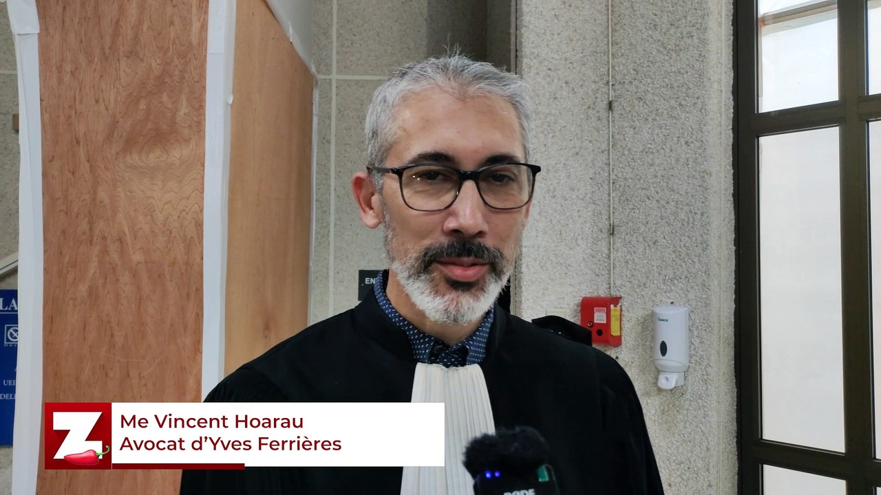 Me Vincent Hoarau, avocat d'Yves Ferrières