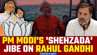 PM Narendra Modi says Rahul Gandhi mocked Dwarka puja: ‘I went underwater but Shahzada…’| Oneindia