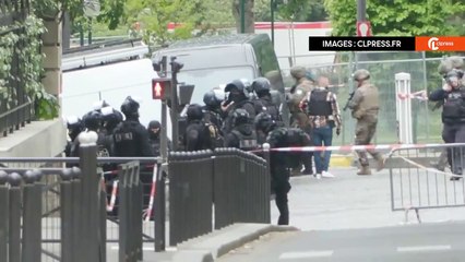 Paris'teki İran Büyükelçiliği'nde bombalı saldırgan paniği