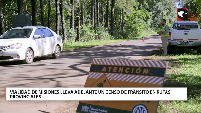 Vialidad de Misiones lleva adelante un Censo de Tránsito en Rutas Provinciales
