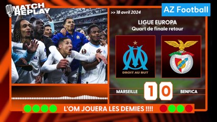 L'OM élimine Benfica aux tirs au but ⚽ Marseille - Benfica 1-0 (4-2) ✅ LDC ️