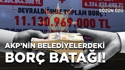 AKP’DEN CHP’YE GEÇEN BELEDİYELERDE KORKUNÇ BORÇ BATAĞI ORTAYA ÇIKTI!