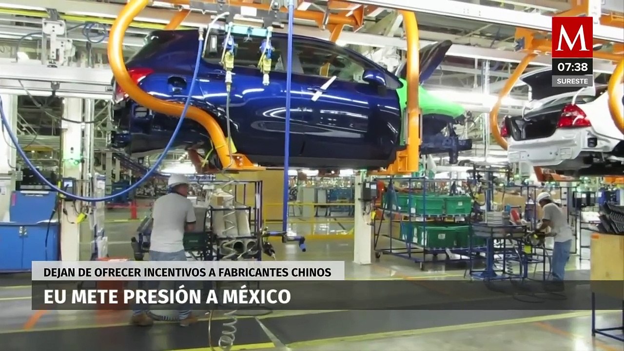 México deja de ofrecer incentivos a fabricantes chinos de autos eléctricos por presión de EU