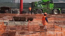 I lavori di ampliamento all'aeroporto di Orio al Serio (Bergamo)