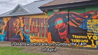 Locals react to the mural honouring Benjamin Zephaniah in Handsworth Park, Birmingham