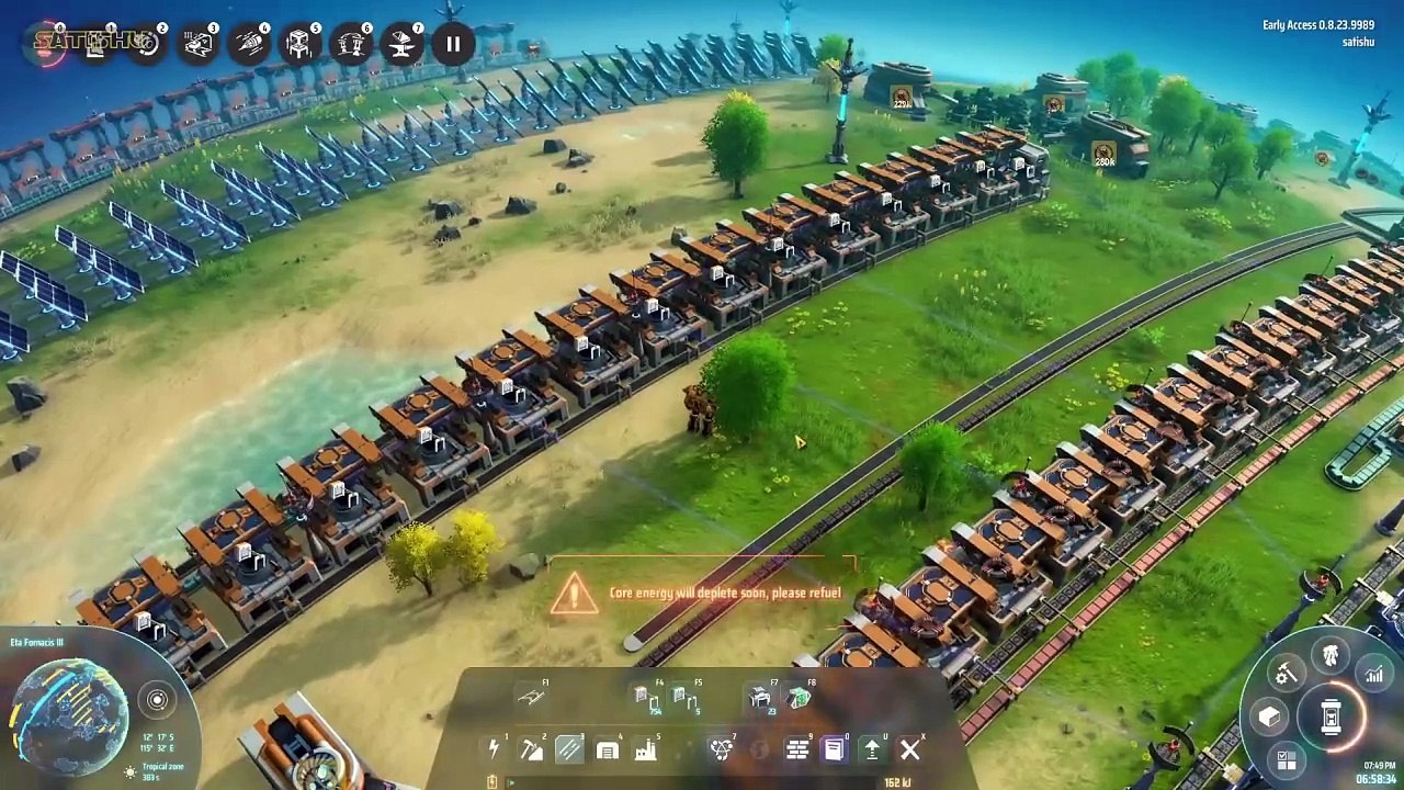 Noch werden die Verbindungen kreuz und quer gebaut. | Dyson Sphere Program | Ep. 22