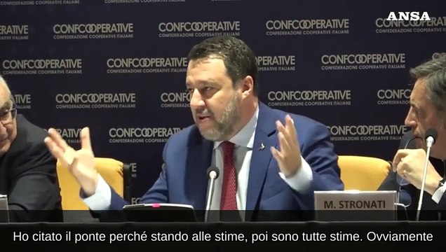 Salvini sul ponte sullo Stretto: Saranno necessari 120mila lavoratori
