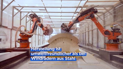 Nachhaltigkeit: Schwedische Windräder aus Holz ersetzen Stahl