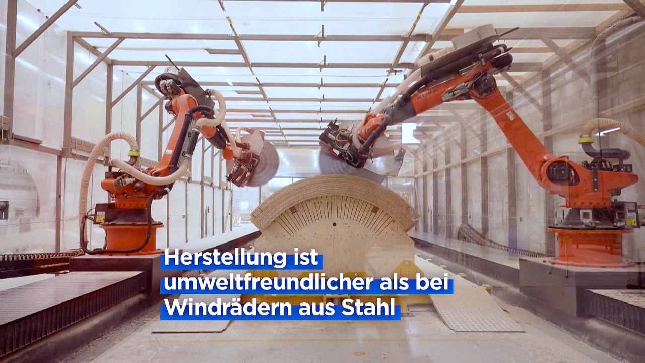 Nachhaltigkeit: Schwedische Windräder aus Holz ersetzen Stahl