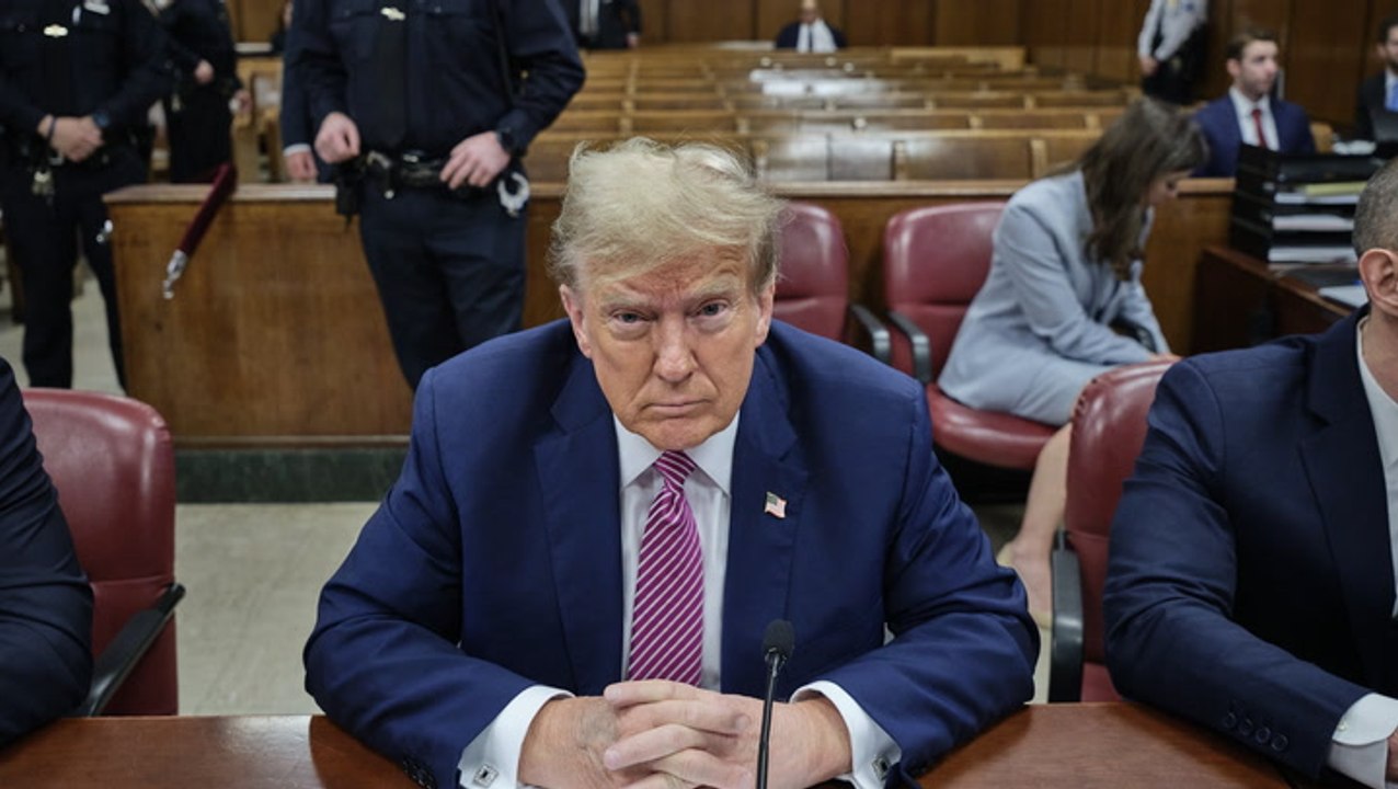 Trump complains to press about how cold it is in courtroom during criminal trial