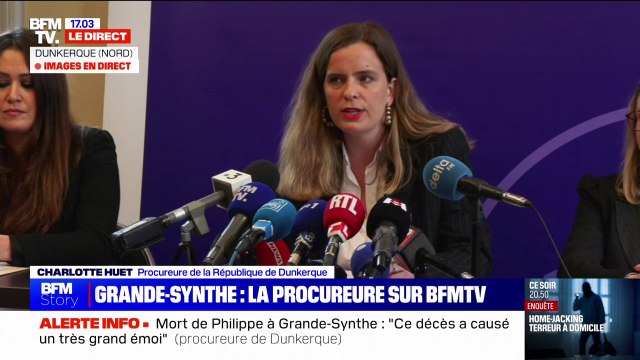 Mort de Philippe à Grande-Synthe: La qualification initiale [de l'enquête] est celle de tentative de meurtre en bande organisée, qui a été modifiée en meurtre en bande organisée , indique la procureure de Dunkerque
