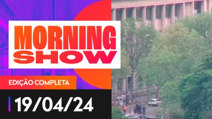 AMEAÇA DE EXPLOSÃO EM EMBAIXADA DO IRÃ NA FRANÇA - MORNING SHOW - 19/04/2024
