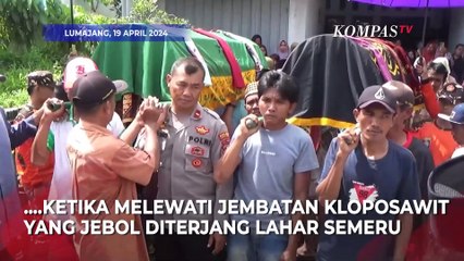 Download Video: Banjir Lahar Dingin Semeru Memakan Korban Tewas, Sepasang Suami Istri Terseret Sejauh 1 Km