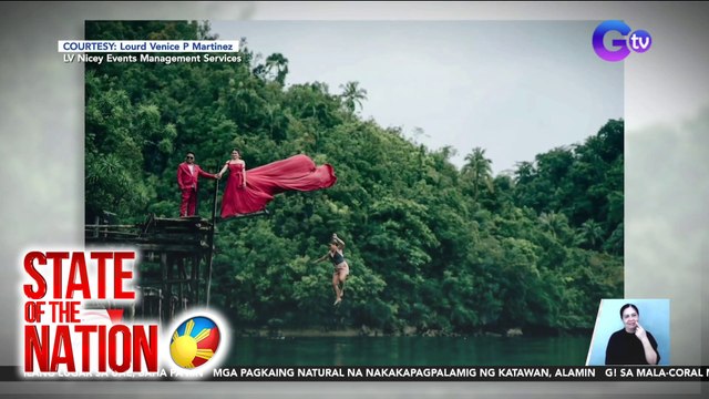 Kapatid ng groom-to-be, may buwis-buhay na photobomb moment sa prenup | SONA