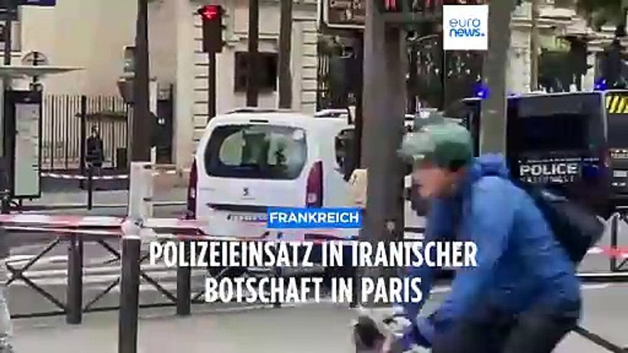 Alarm an Irans Botschaft in Paris: Polizei nimmt einen Mann fest