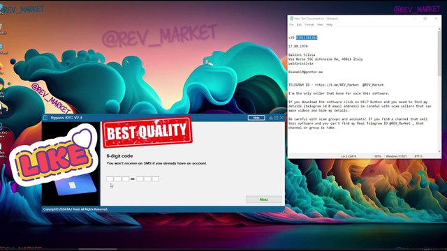 Method to bypass any kyc and selfie verification, how to create unlimited accounts