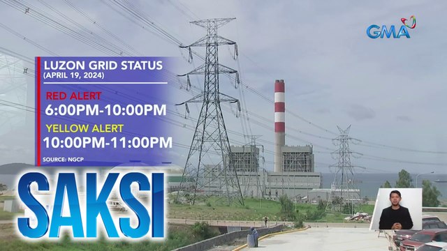 Red alert, ipinatupad na naman sa Luzon at Visayas grid ngayong araw | Saksi