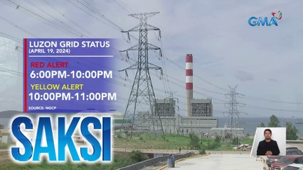 Red alert, ipinatupad na naman sa Luzon at Visayas grid ngayong araw | Saksi
