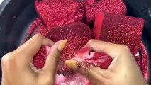 Yummy Dark Red . ASMR Chalk Crushing World .