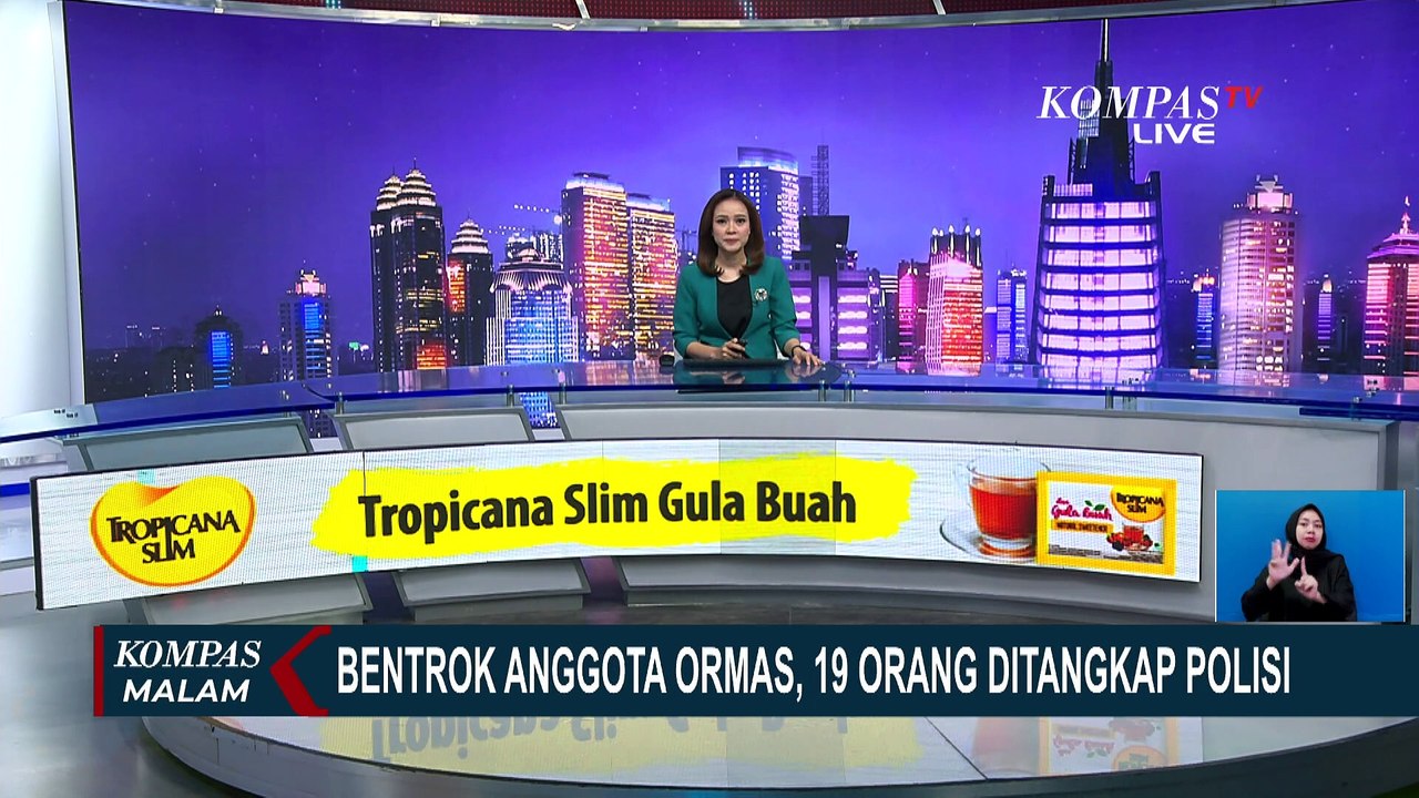 Viral! Video Bentrok Antar Ormas Berujung Perus...