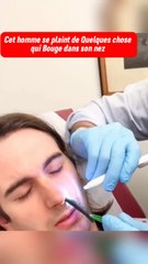 Il y a quelque chose qui bouge dans son nez