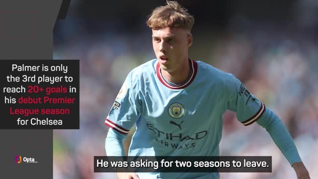 I didn't give 'exceptional' Palmer the minutes he deserved - Guardiola