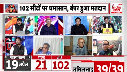 First Phase Voting: पहले चरण की वोटिंग समाप्त, वरिष्ठ पत्रकारों ने बता दी लहर! | Lok Sabha Election