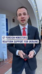 What did the G7 foreign ministers decide in Capri?