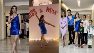 Arti Singh Bachelor Party Inside Video, Bridal Arti Blue Dress में Bold Look....| Boldsky