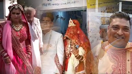 বিয়ে সেরেই বুথে হাজির নবদম্পতি! ফুল দিয়ে সাজানো গাড়ি করে ভোট দিতে এলেন বর