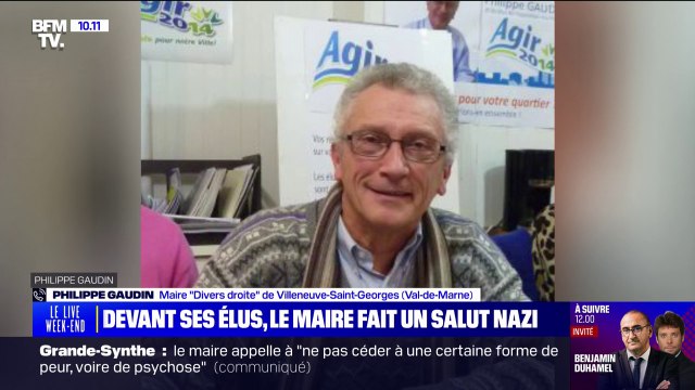 Une boutade plus qu'autre chose : après un salut nazi en conseil municipal, le maire de Villeneuve-Saint-Georges s'excuse