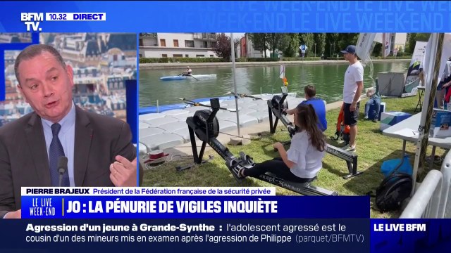 Les étudiants sont une cible à laquelle nous nous adressons : Pierre Brajeux, président de la Fédération française de la sécurité privée au sujet des agents manquants pour les JO